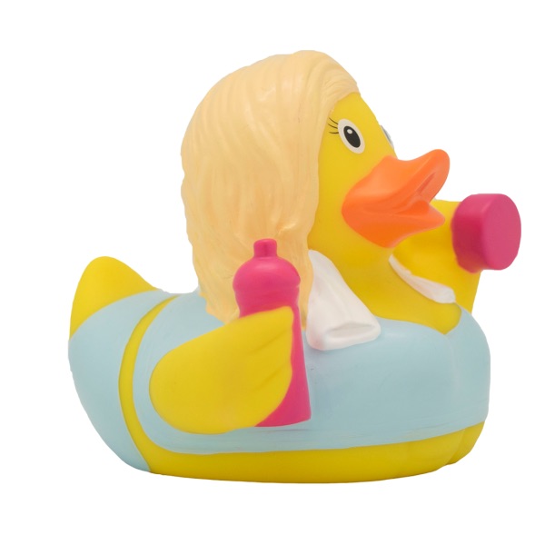 Fitness-girl-Rubber-Duck-front-rome-Duck-Store