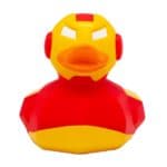 Paperella di gomma Iron Man.