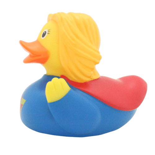 paperella di gomma super girl