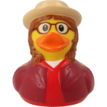 Papera di gomma Hipster femmina