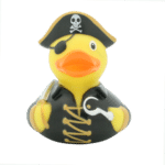 Paperella di gomma Pirata Nero