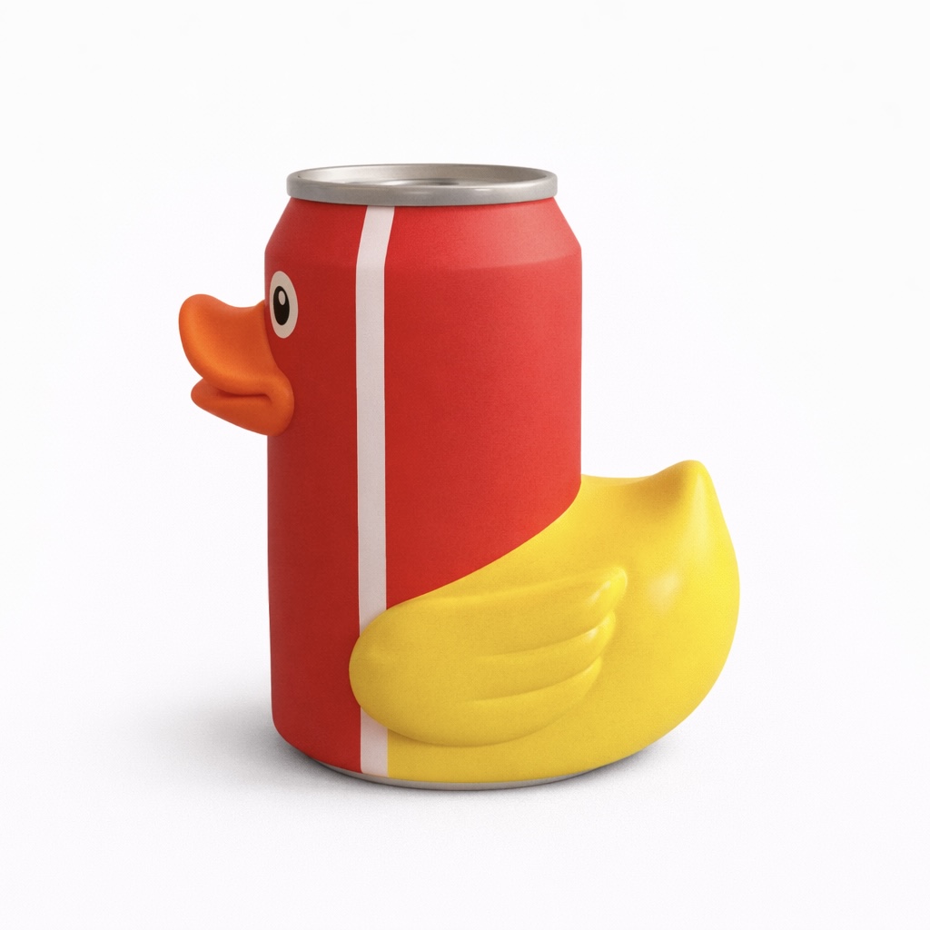 Cola Duck: Papera di Gomma Dal Look Frizzante - immagine 2